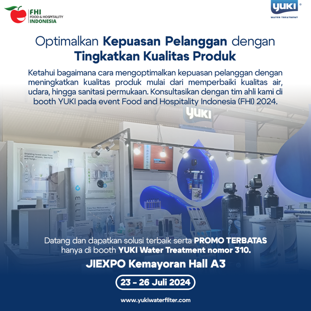 YUKI Water Treatment at Food and Hospitality Indonesia (FHI) 2024