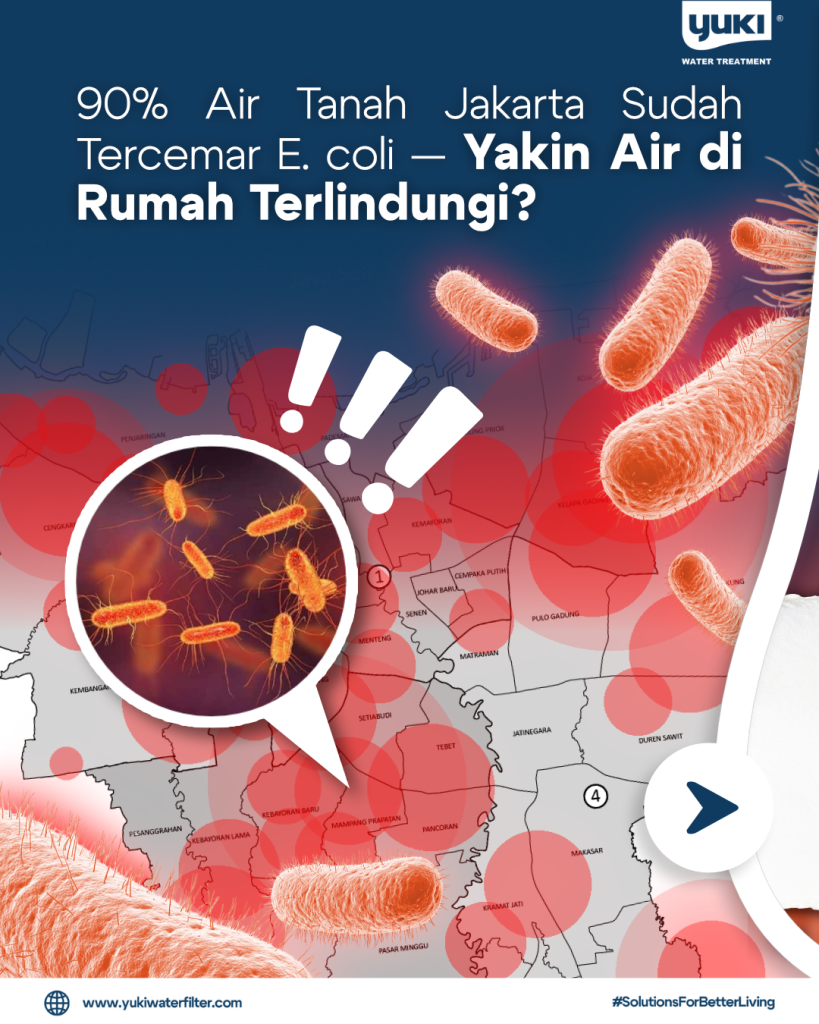 Air Tanah Jakarta Tercemar E. coli