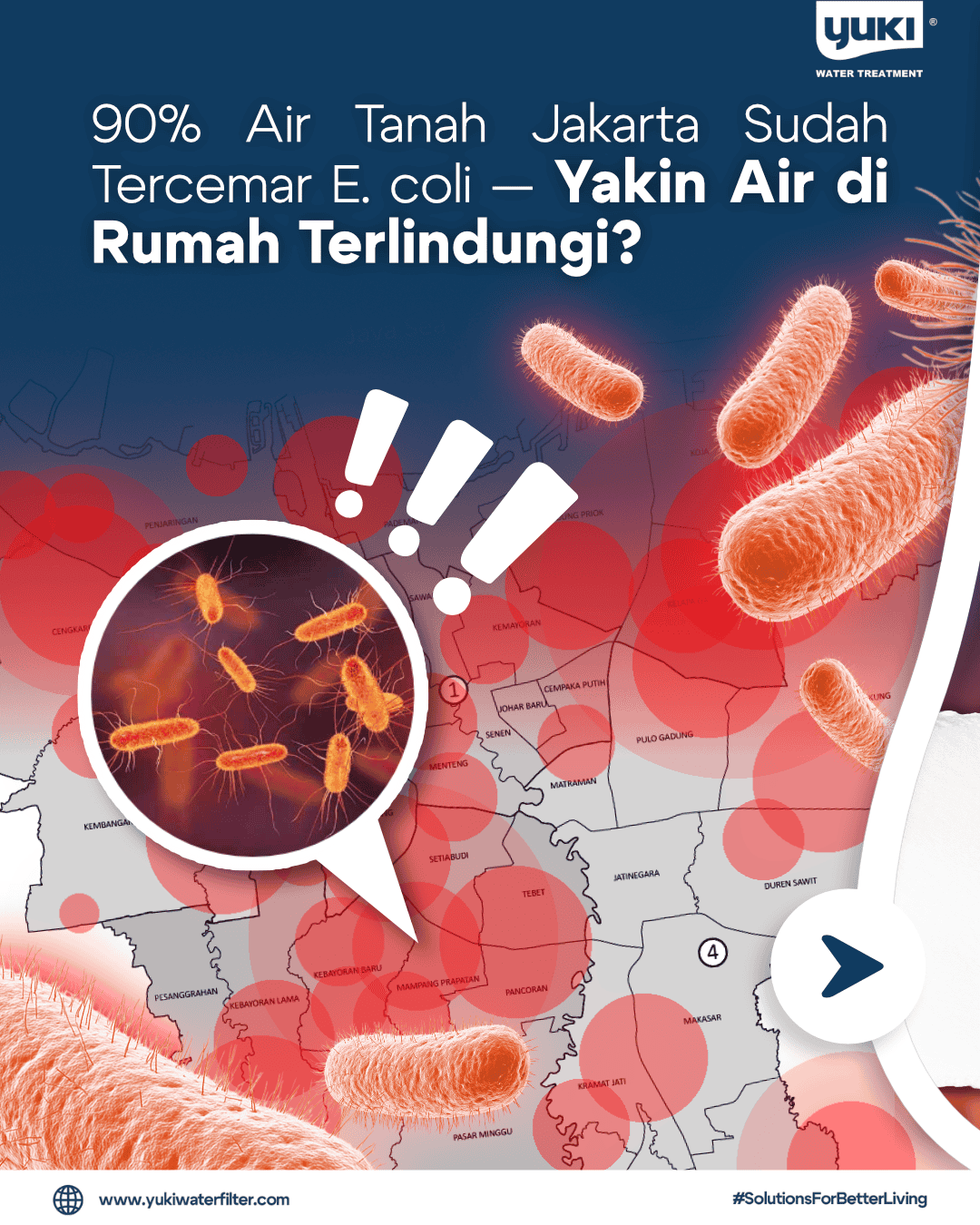 Air Tanah Jakarta Tercemar E. coli