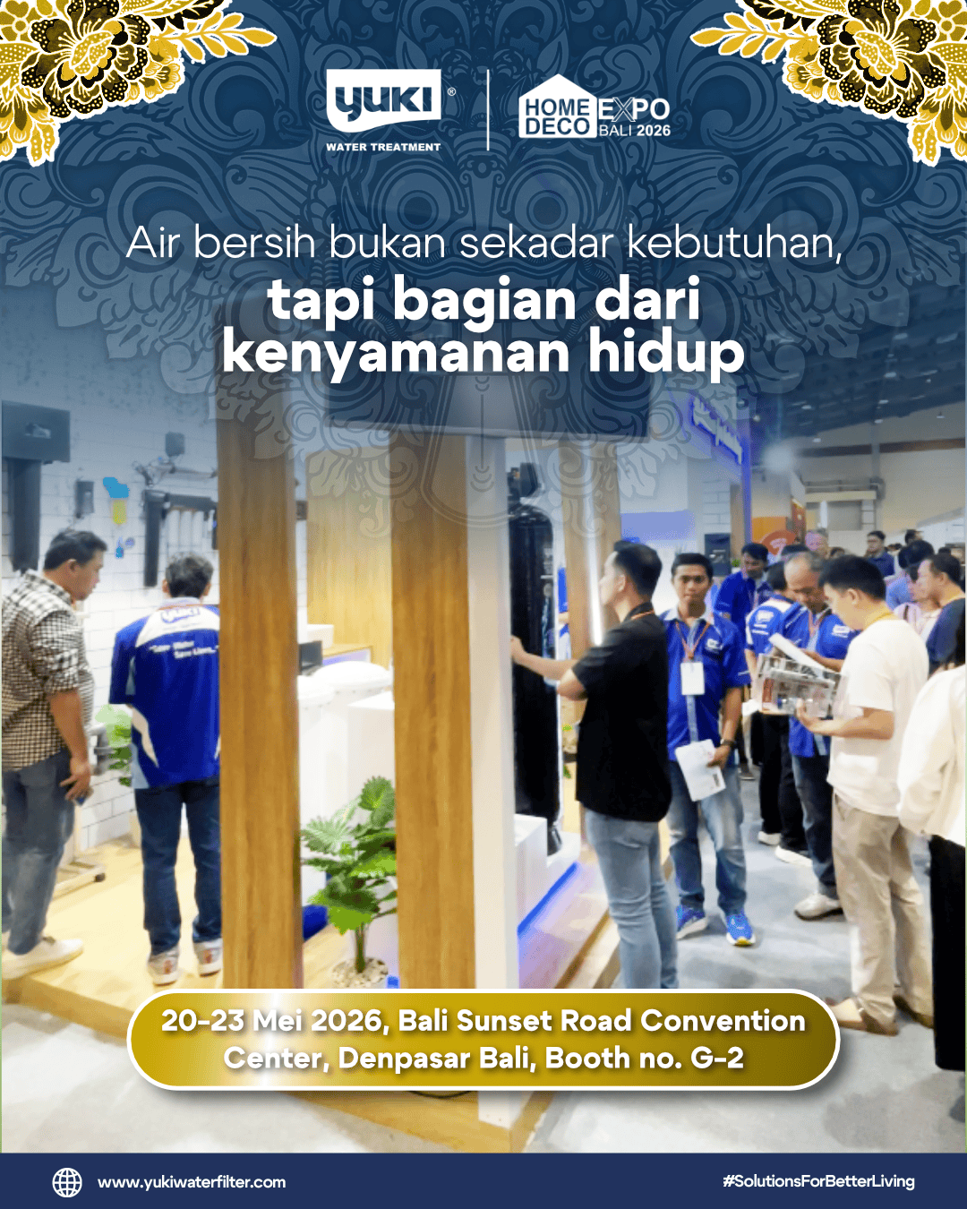 YUKI Water Treatment di Home Deco Bali